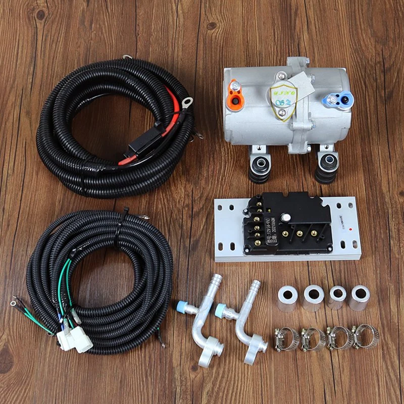 Universal Car 12 Volt AC 24V Air Conditioning 12V Electric DC Compressor Electric AC Compressor Apu Part