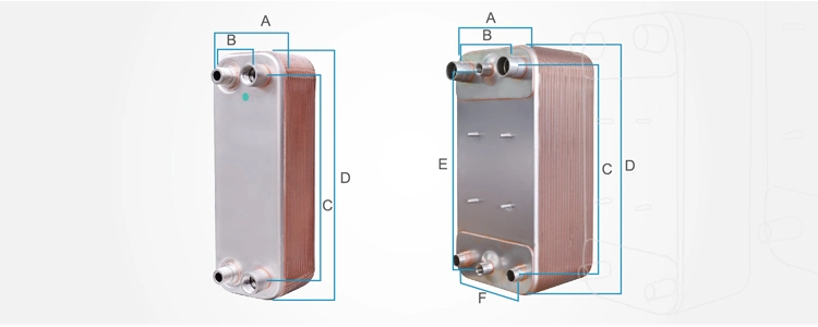 AC130dq with Double Circuits Stainless Steel Plates Evaporator Zl130 Series